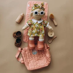 Olli Ella Carrie Convertible Changing Set - Rose Best