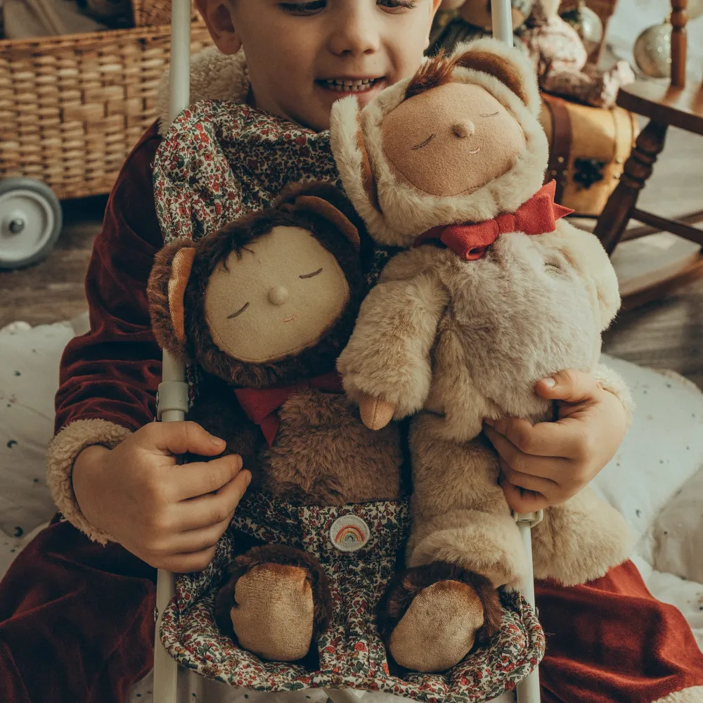 Olli Ella Cozy Dinkums - Teddy - Crumble Clearance