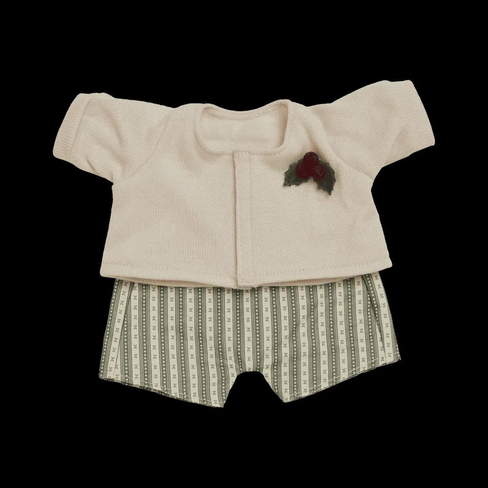 Olli Ella Dinkum Dolls Cardigan & Romper Set - Holiday New