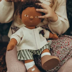 Olli Ella Dinkum Dolls Cardigan & Romper Set - Holiday New