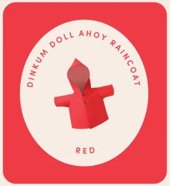 Olli Ella Dinkum Dolls Rainy Play Set - Red Clearance