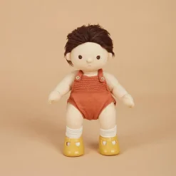 Olli Ella Dinkum Dolls Shoes - Corn Yellow Best