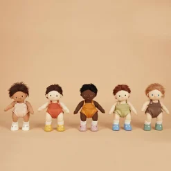 Olli Ella Dinkum Dolls Shoes - Cream