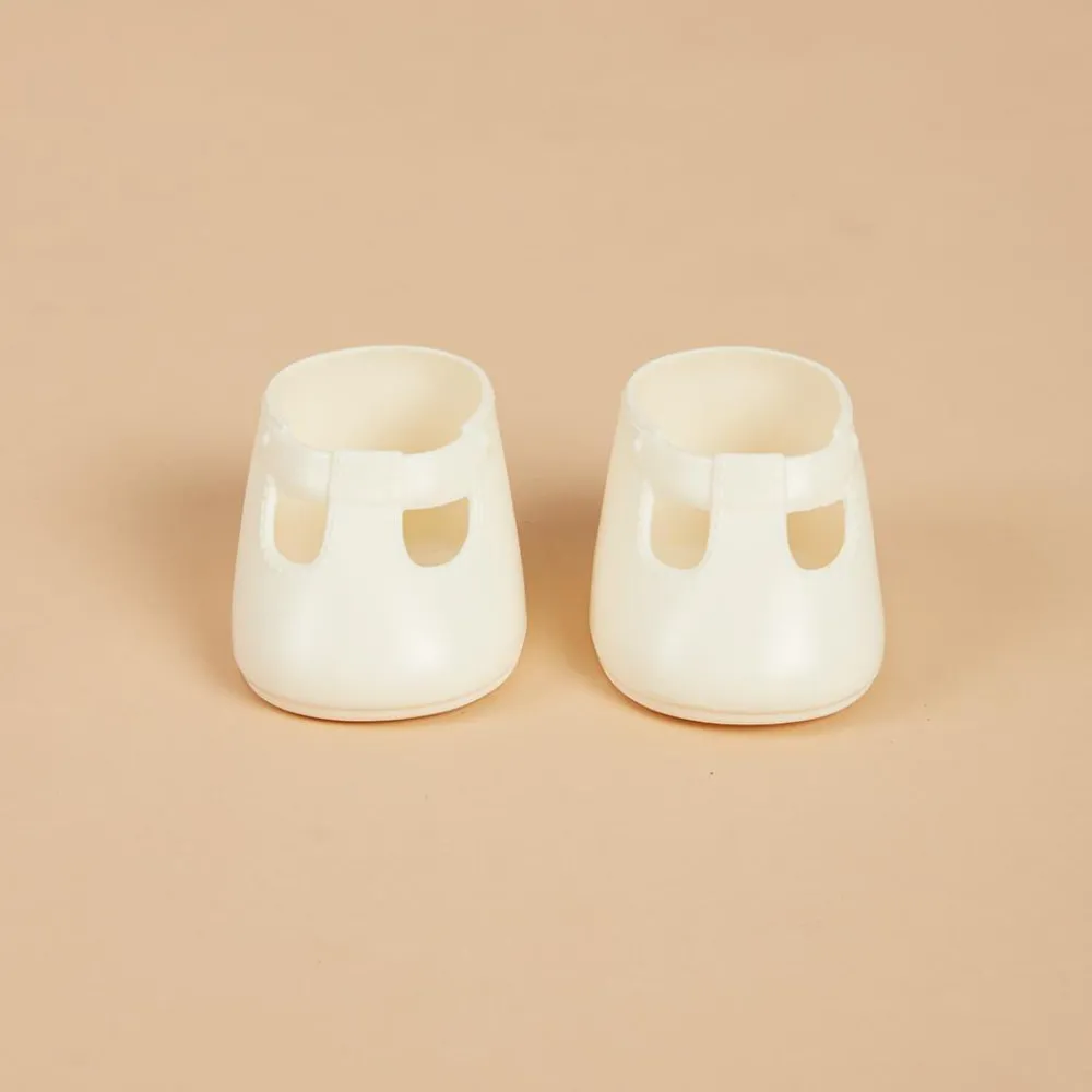Olli Ella Dinkum Dolls Shoes - Cream