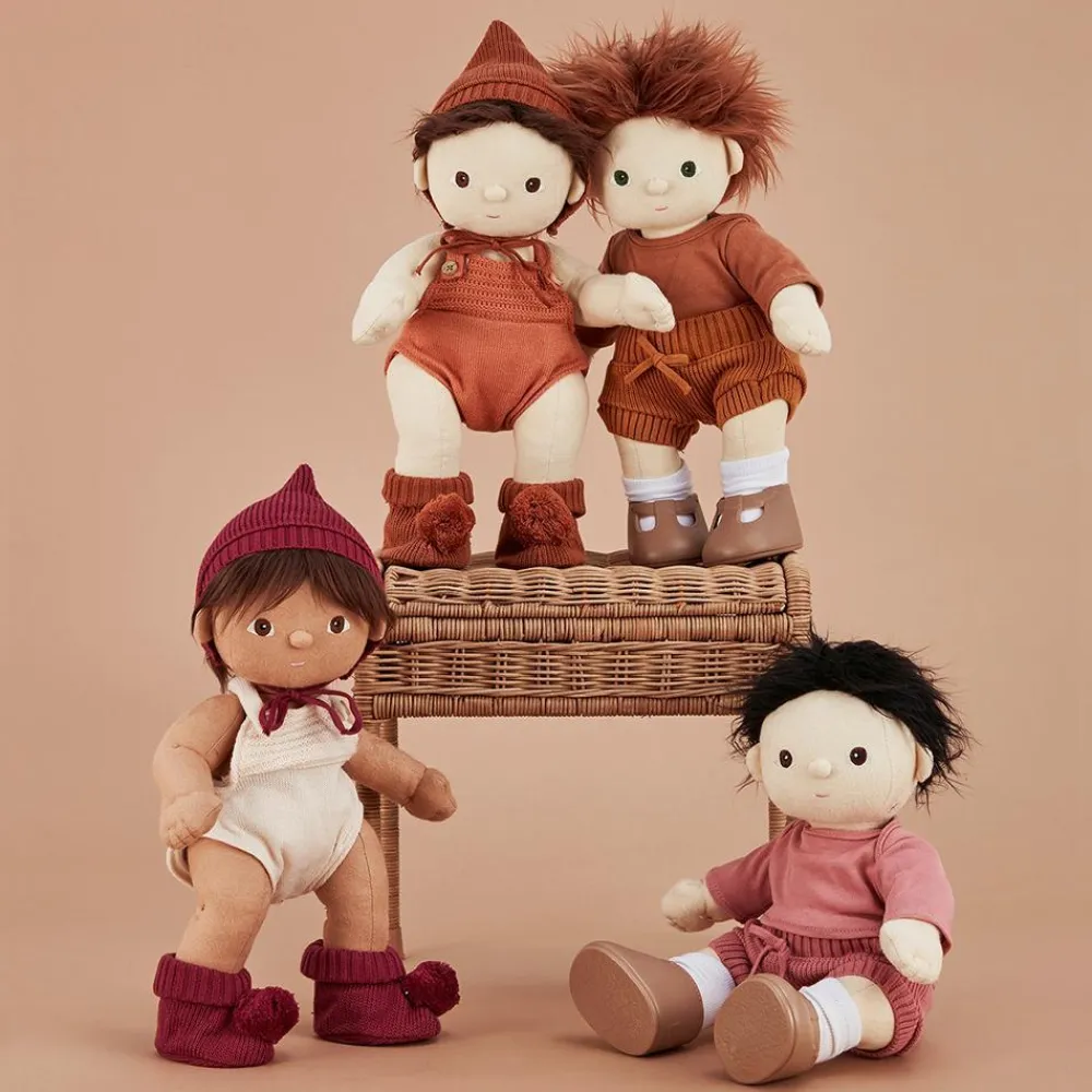 Olli Ella Dinkum Dolls Snuggly Set - Toffee Discount