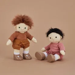 Olli Ella Dinkum Dolls Snuggly Set - Berry Hot