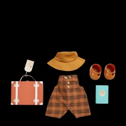Olli Ella Dinkum Dolls Travel Togs - Apricot New