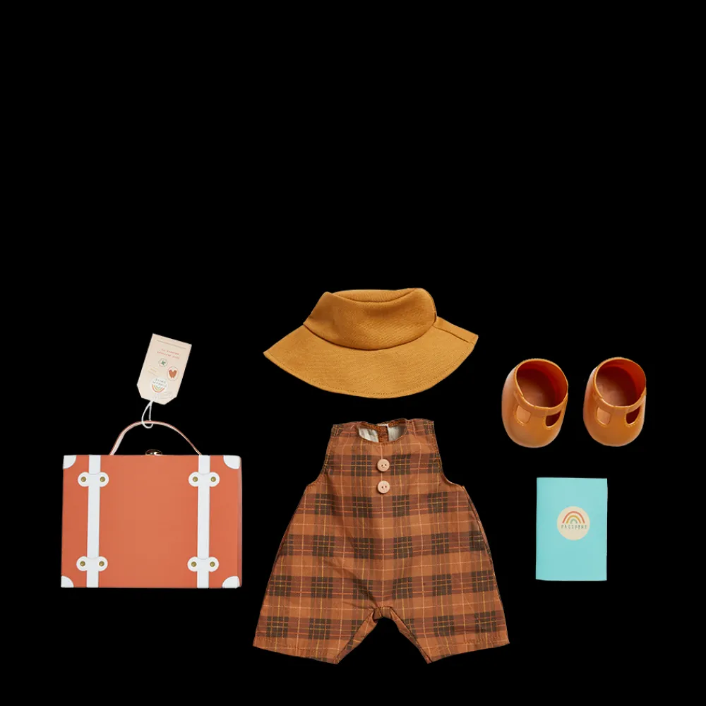 Olli Ella Dinkum Dolls Travel Togs - Apricot New