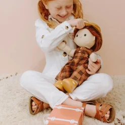 Olli Ella Dinkum Dolls Travel Togs - Apricot New