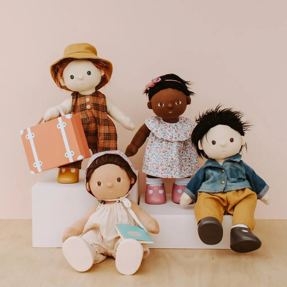 Olli Ella Dinkum Dolls Travel Togs - Apricot New