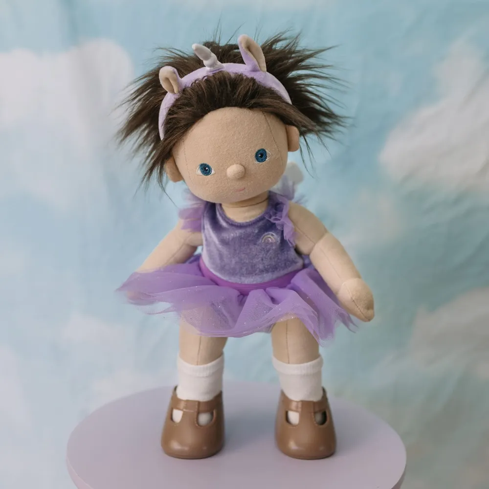Olli Ella Dinkum Unicorn Outfit - Lilac New
