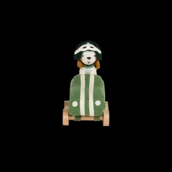 Olli Ella Holdie Dog-Go - Racer Boy - Green Outlet