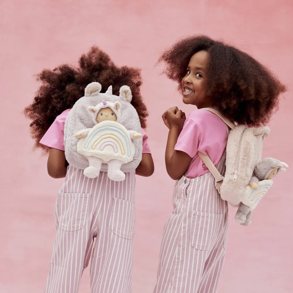 Olli Ella Hopalong Unicorn Backpack - Lilac Sale