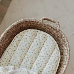 Olli Ella Luxe Organic Cotton Liner - Leafed Mushroom Clearance