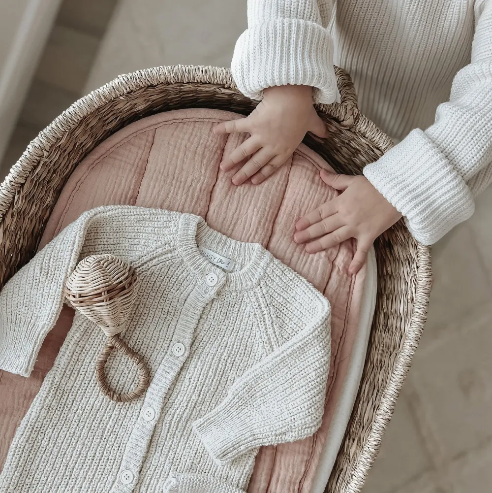 Olli Ella Luxe Organic Cotton Liner - Rose Discount