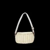 Olli Ella Mini Chari Rattan Bag - Chalk New