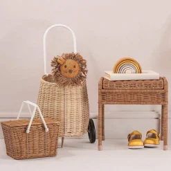 Olli Ella Piki Rattan Basket - Natural Best