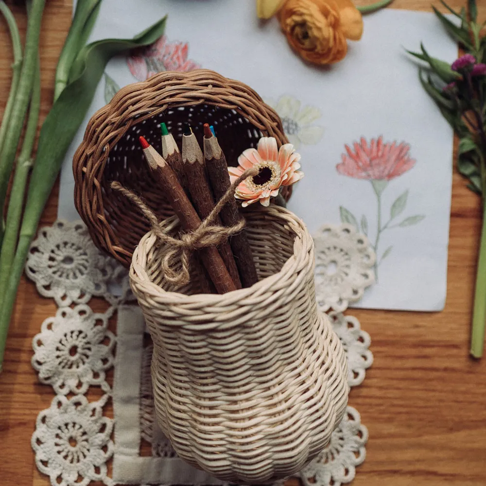 Olli Ella Porcini Basket Outlet