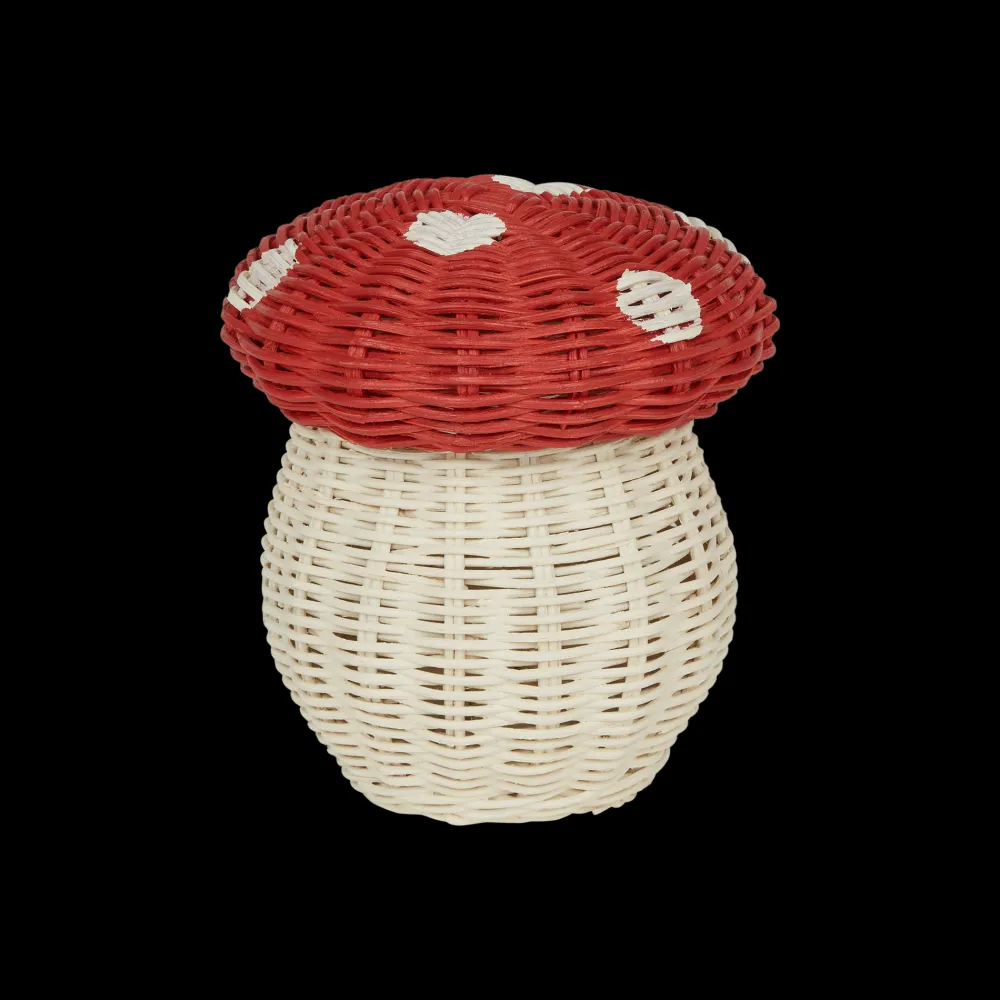 Olli Ella Porcini Basket - Red Online