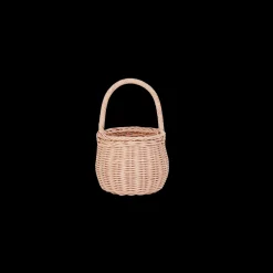 Olli Ella Rattan Berry Basket - Rose Clearance