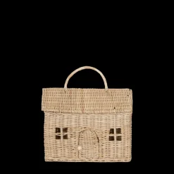 Olli Ella Rattan Casa Clutch - Straw Online