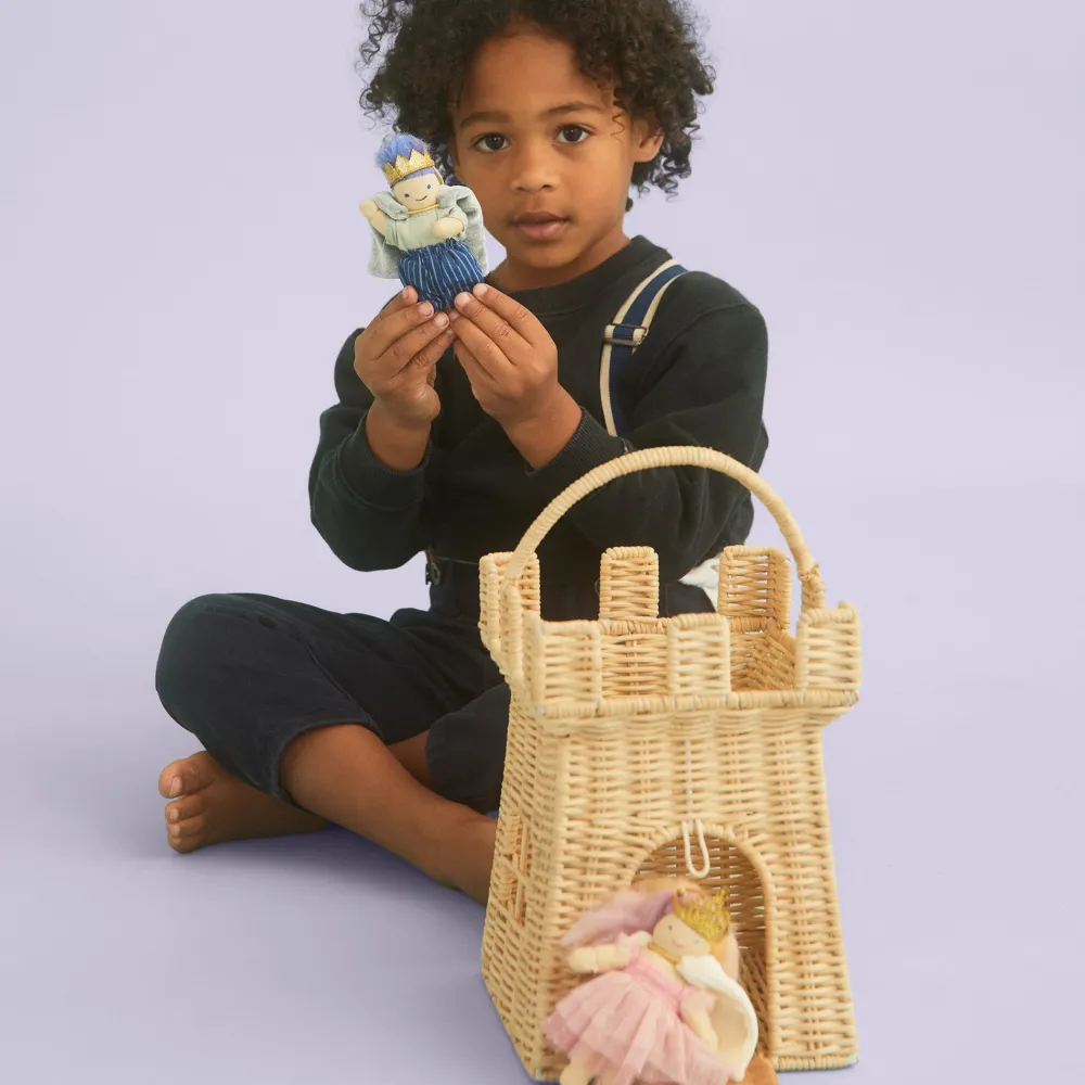 Olli Ella Rattan Castle Bag Outlet