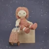Olli Ella Rattan Doll Luggy - Rose Hot