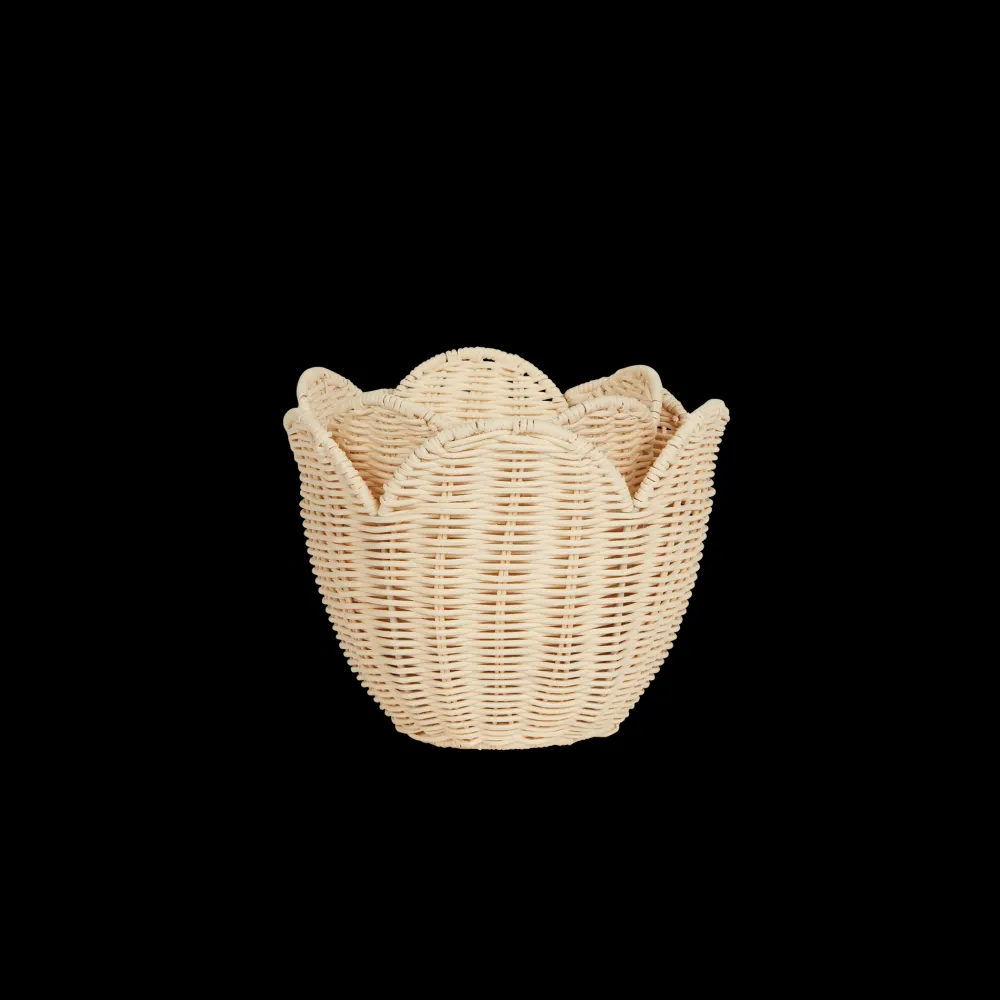 Olli Ella Rattan Lily Basket Set - Buttercream Online