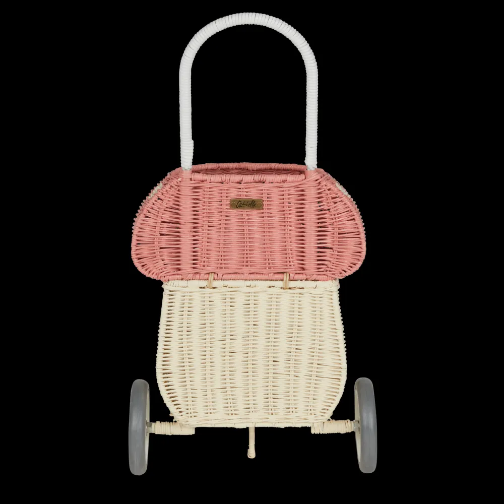 Olli Ella Rattan Mushroom Luggy - Musk