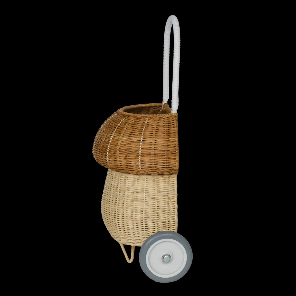 Olli Ella Rattan Mushroom Luggy - Natural Sale
