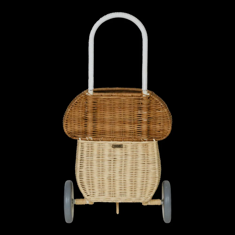 Olli Ella Rattan Mushroom Luggy - Natural Sale