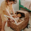Olli Ella Rattan Strolley - Natural Hot