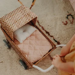 Olli Ella Rattan Strolley - Natural Hot