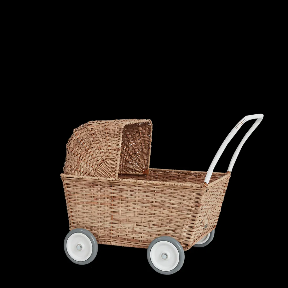 Olli Ella Rattan Strolley - Natural Hot