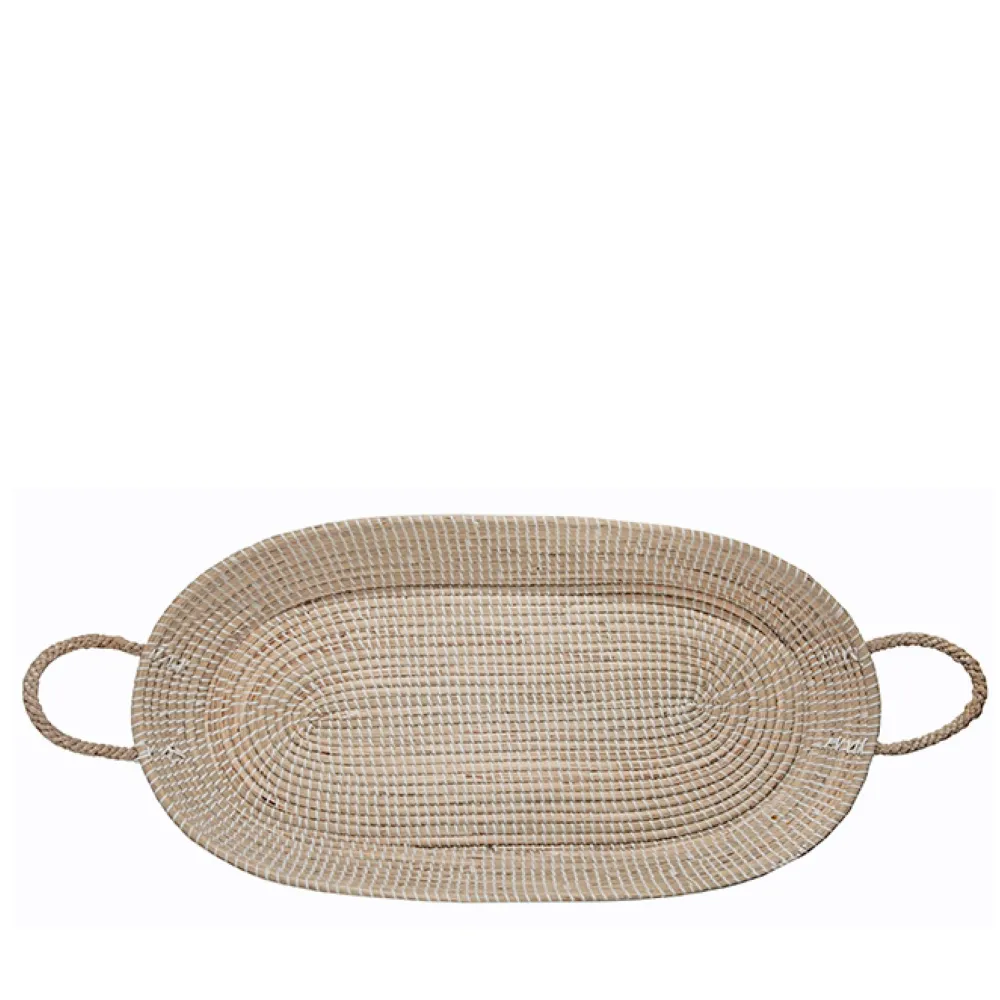 Olli Ella Reva Seagrass Changing Basket - Natural Online