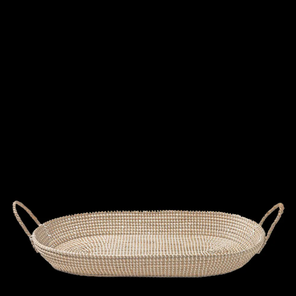 Olli Ella Reva Seagrass Changing Basket - Natural Online