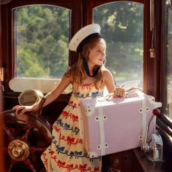 Olli Ella See-Ya Suitcase - Sorbet New