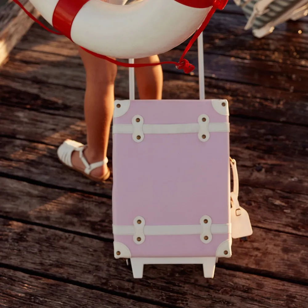 Olli Ella See-Ya Suitcase - Sorbet New