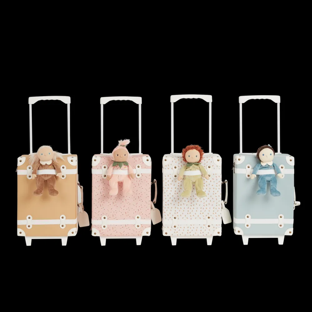 Olli Ella See-Ya Suitcase - Steel Blue Sale