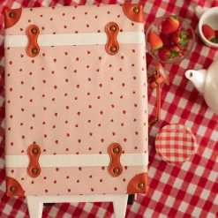 Olli Ella See-ya Suitcase - Strawberry Best