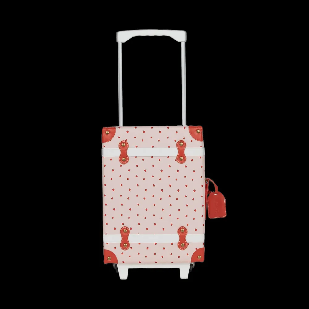 Olli Ella See-ya Suitcase - Strawberry Best