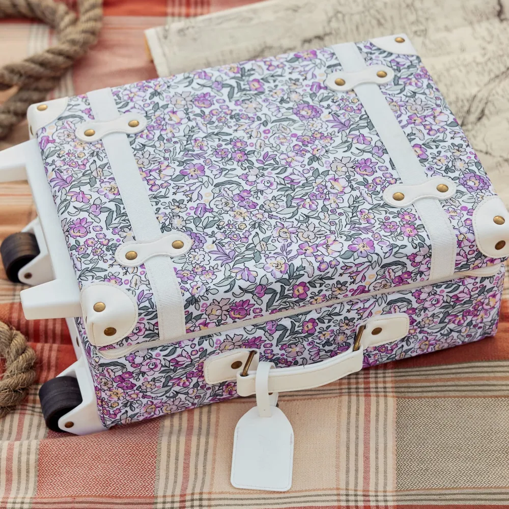 Olli Ella See-Ya Suitcase - Wildflower Discount
