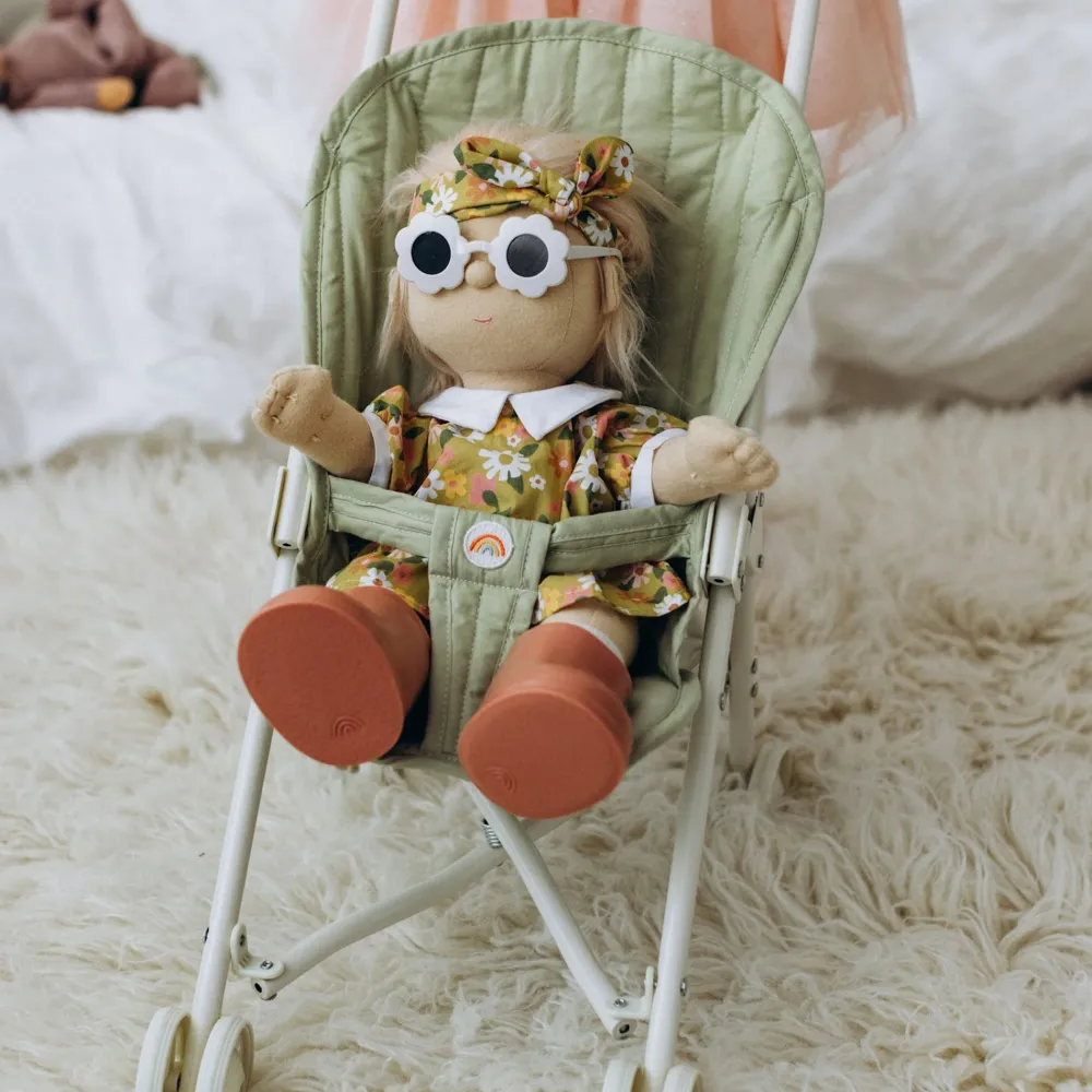 Olli Ella Sollie Stroller Seat - Sage Hot