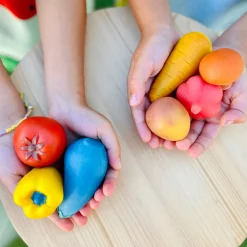 Olli Ella Tubbles - Sensory Stones - Vibrant Veggies New