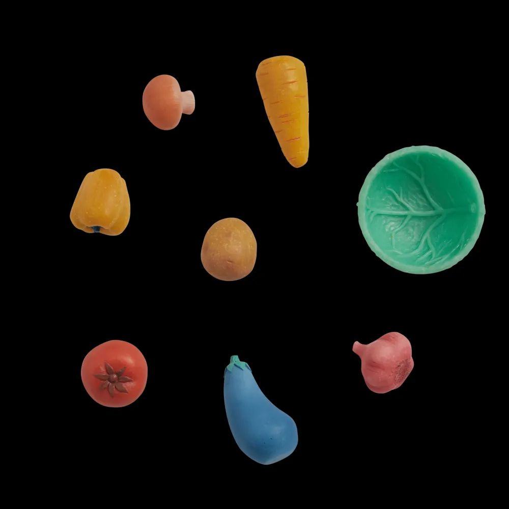 Olli Ella Tubbles - Sensory Stones - Vibrant Veggies New